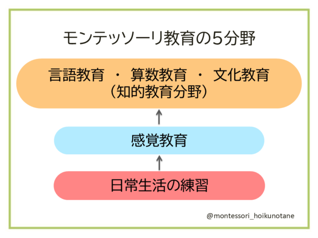 モンテッソーリ教育の5分野